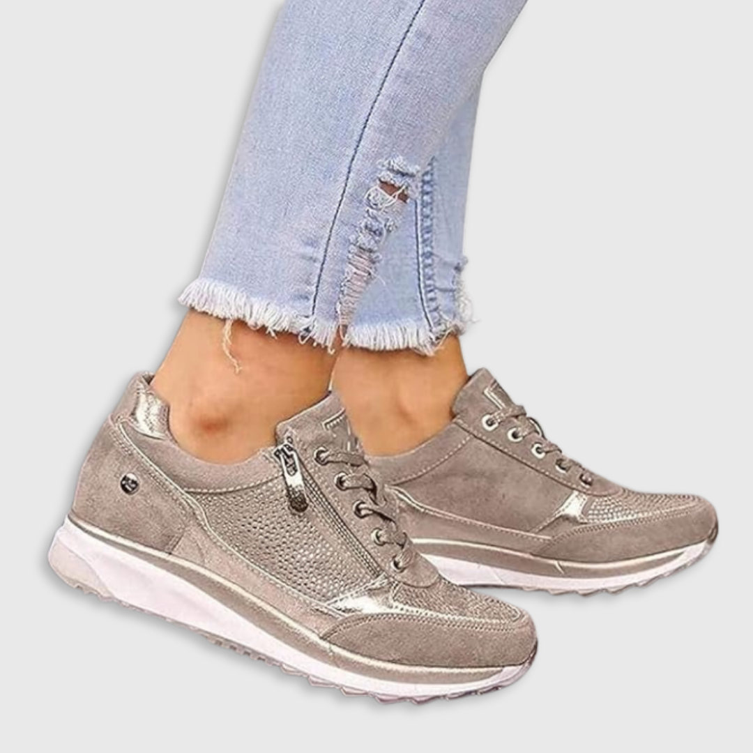 Gina | Zip-Up Orthopedic Sneakers