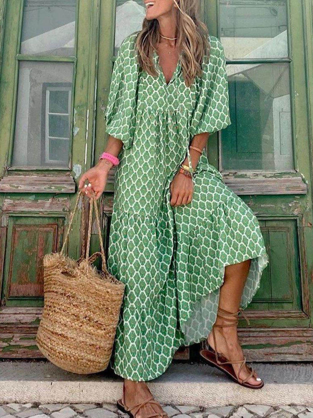 Ashley | Printed Maxi Dress