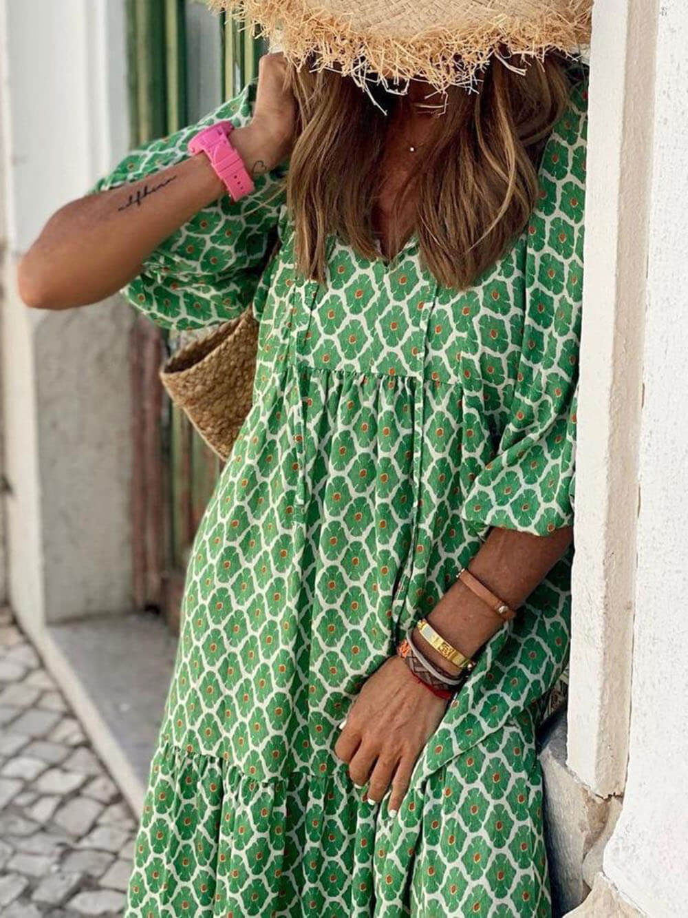 Ashley | Printed Maxi Dress