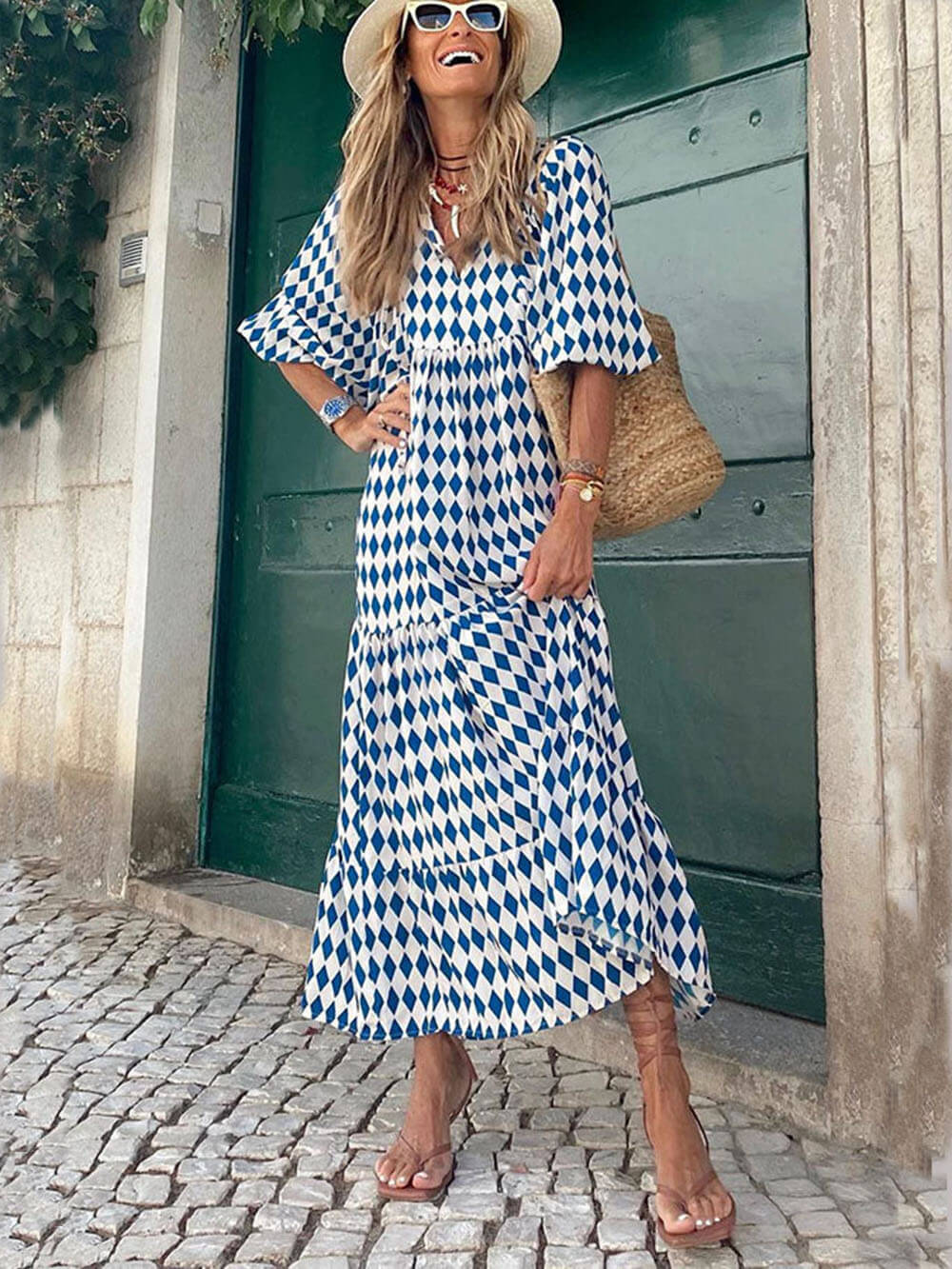 Ashley | Printed Maxi Dress