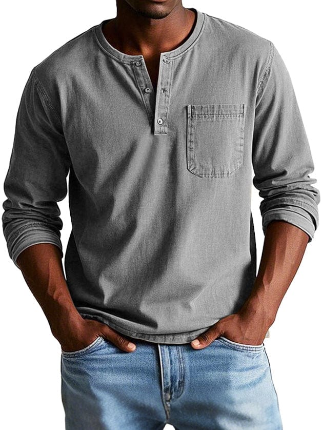 Frederik | Vintage Henley Sweater