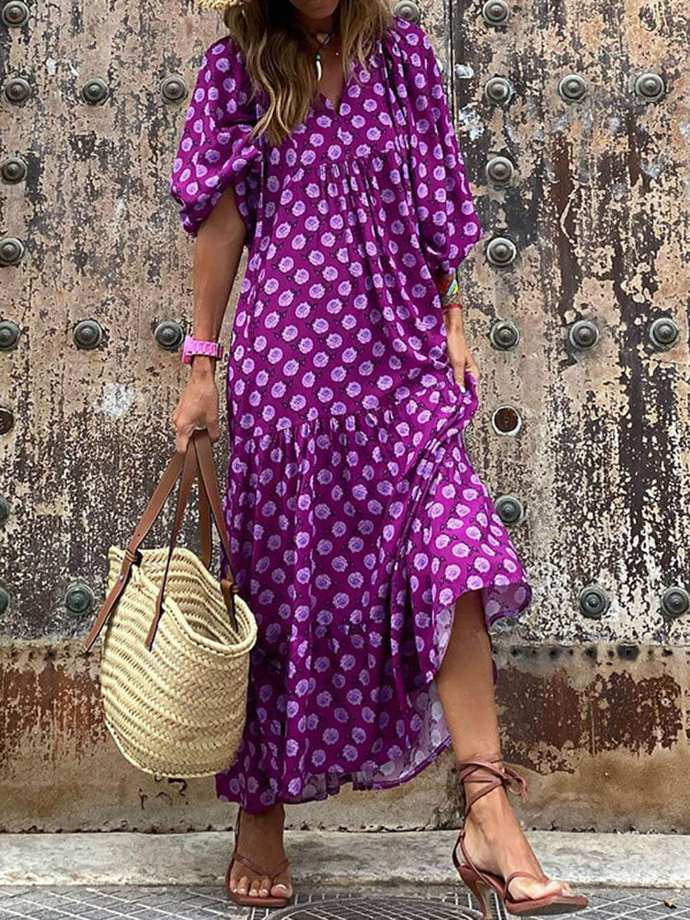 Ashley | Printed Maxi Dress