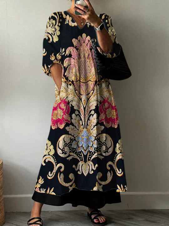 Clara | Elegant Printed Dress