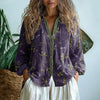 Ebba - Elegant Blouse with Leaf Print