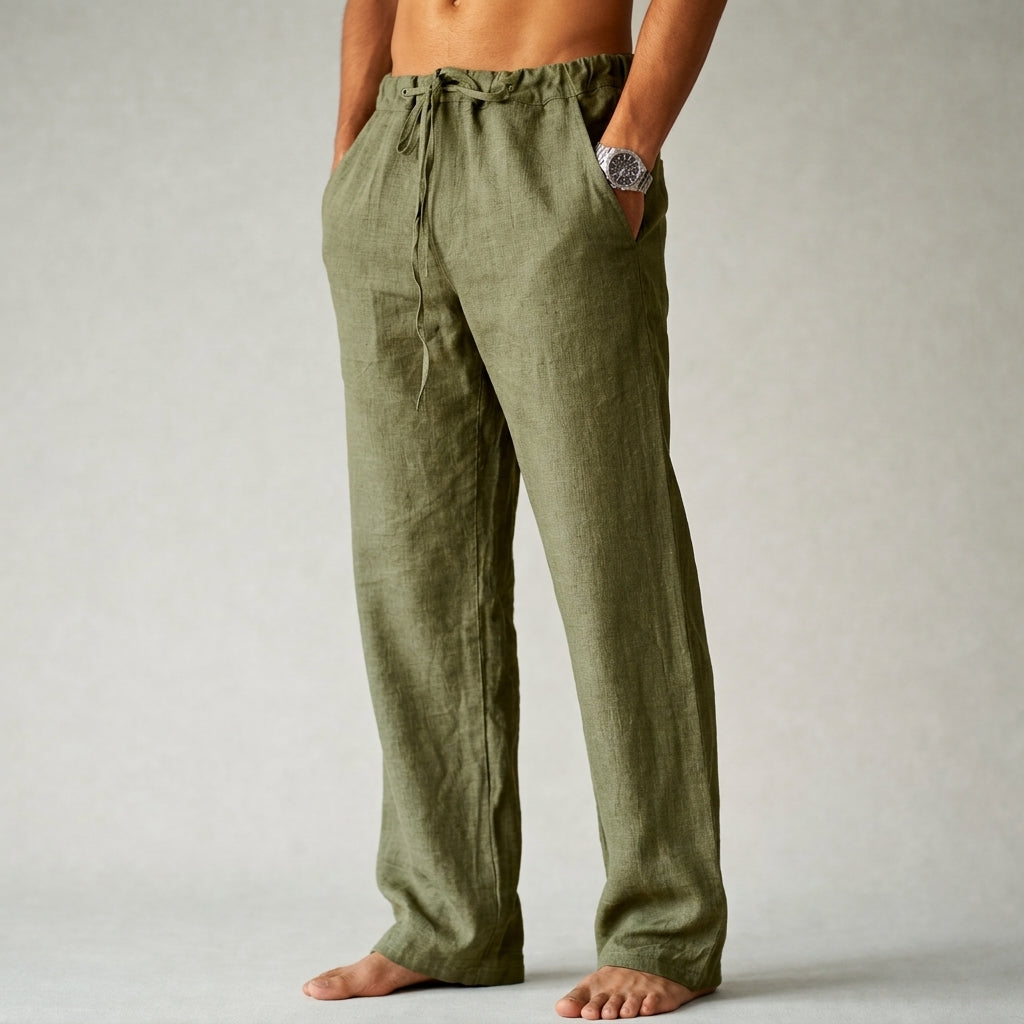 Eli | Relaxed Fit Summer Linen Pants