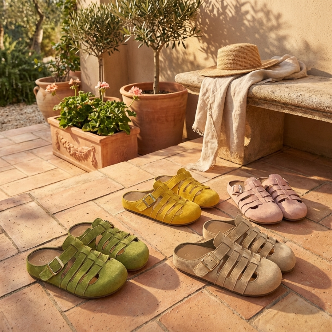 Natalie | Comfort Slip-On Mule Sandals