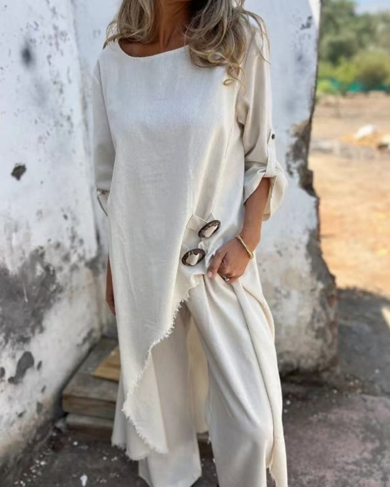 Liza | Relaxed Linen Blend Set