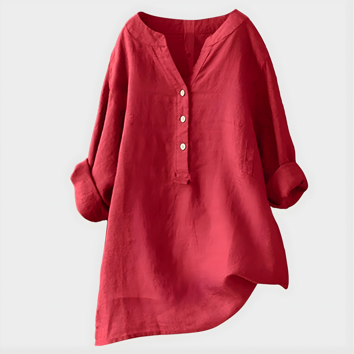 Veronica | Elegant V-Neck Blouse