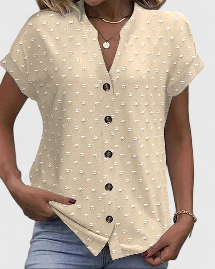 Clara | Comfortable V-Neck Shirt