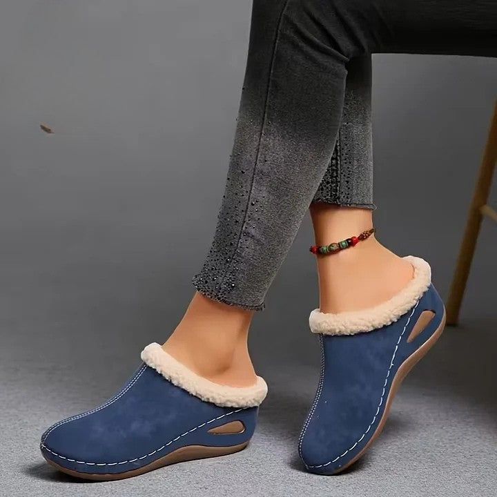 Josie | Cozy Fur-Lined Slip-On Sandals