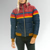 Ivy  | Zip-Up Jacket with Rainbow Stripes