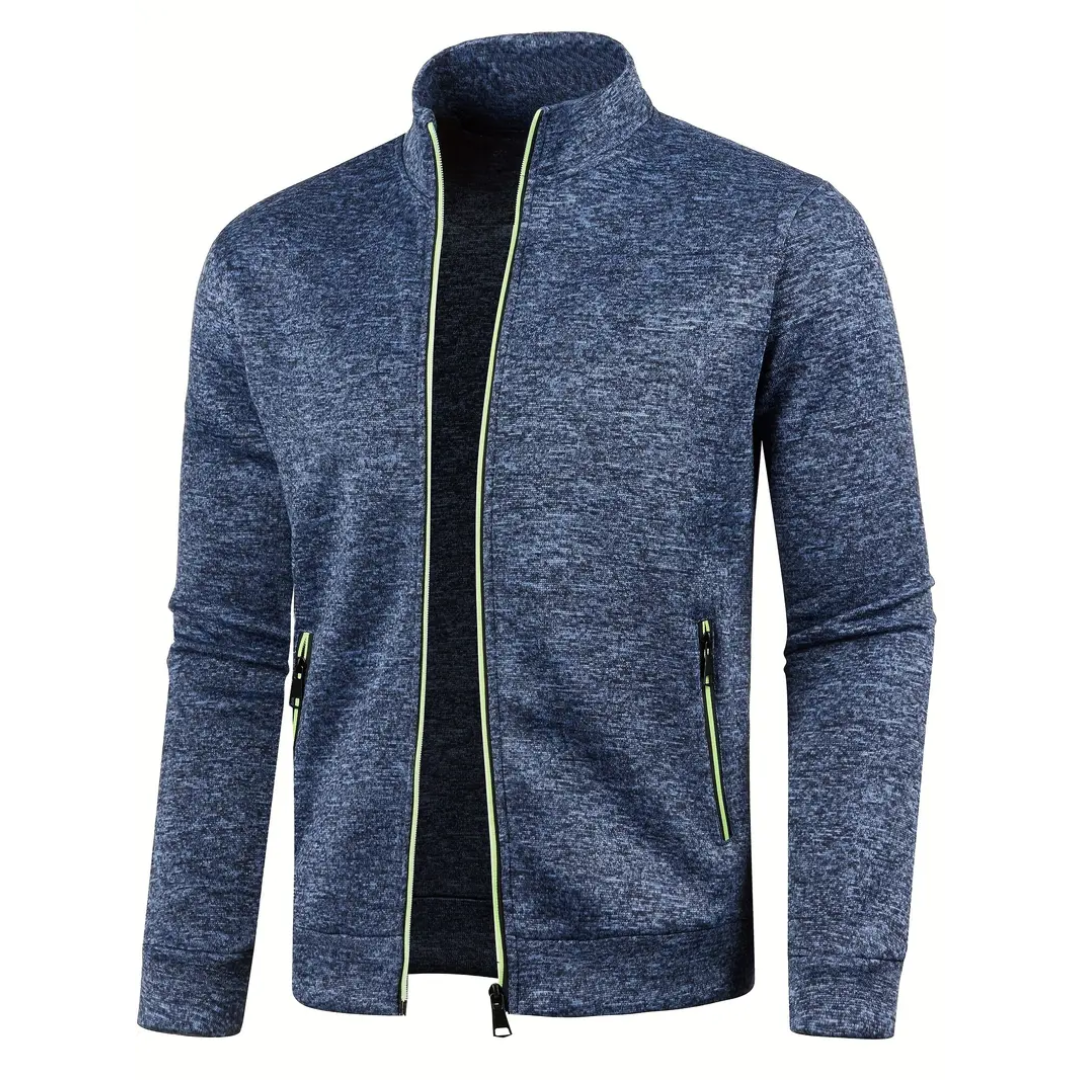 Clive | Classic Zip-Up Knit Jacket