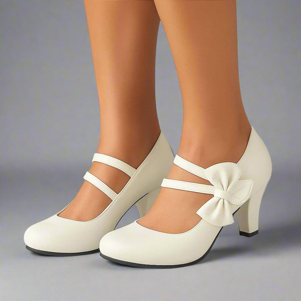 Bella | Elegant Bow-detail Occasion Heels