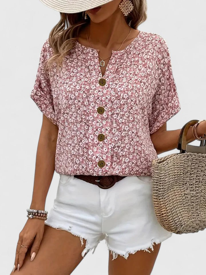 Claire | Elegant Floral Summer Top