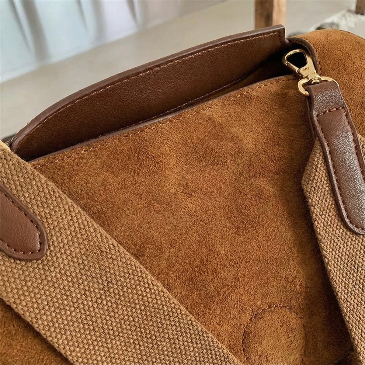 Mayla | Soft Suede Everyday Crossbody Tote