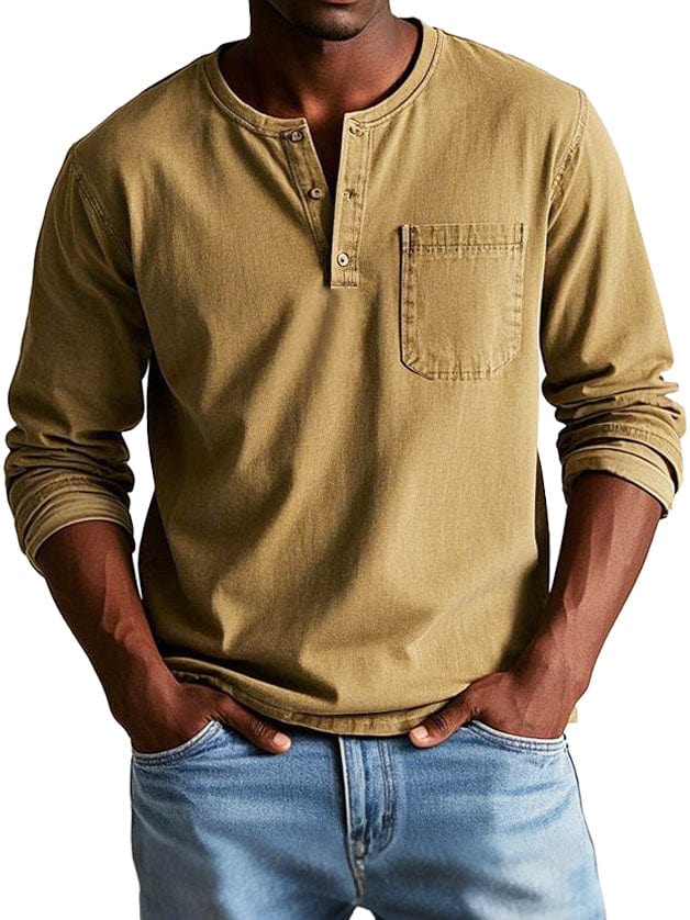 Frederik | Vintage Henley Sweater