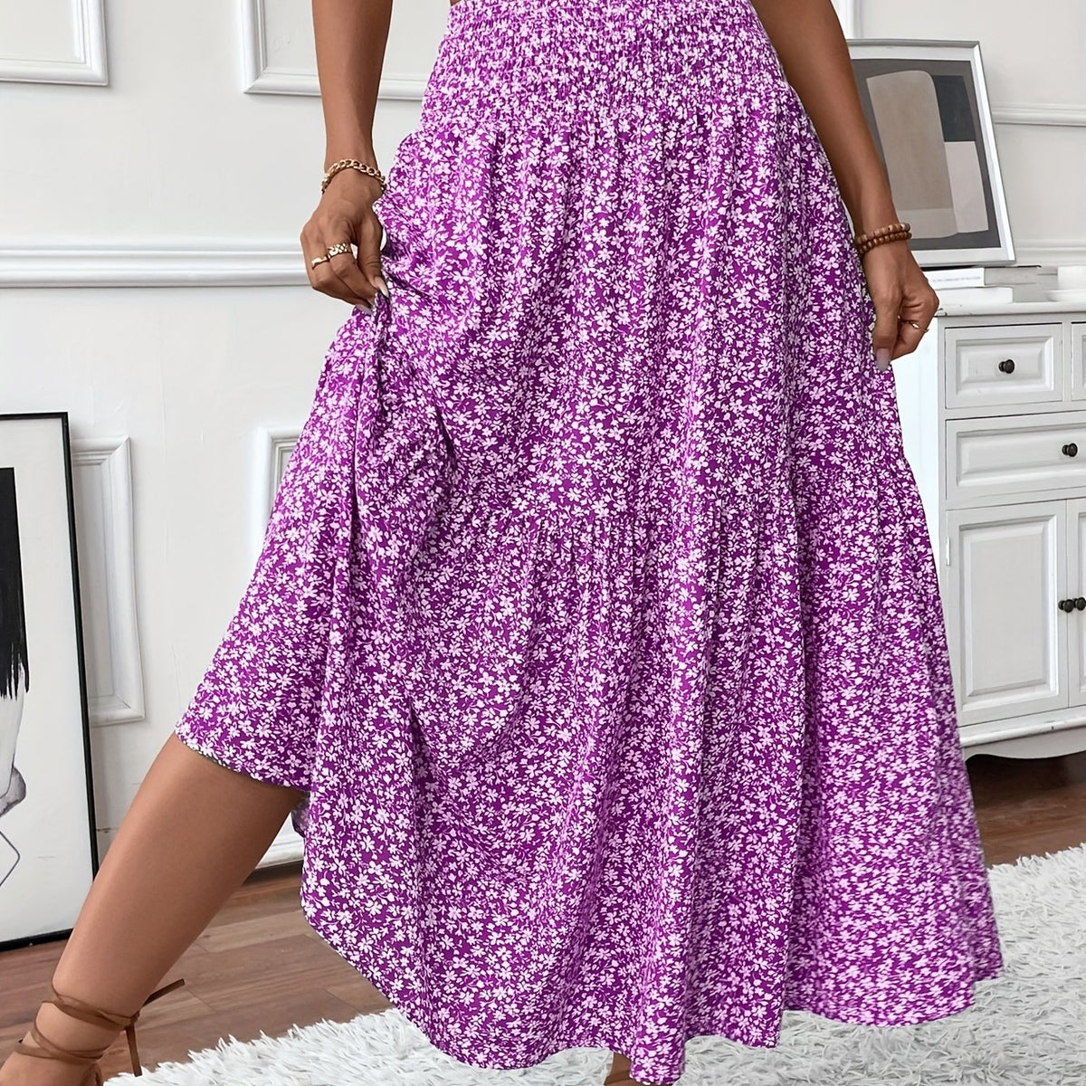 Elena | Ditsy Floral Skirt