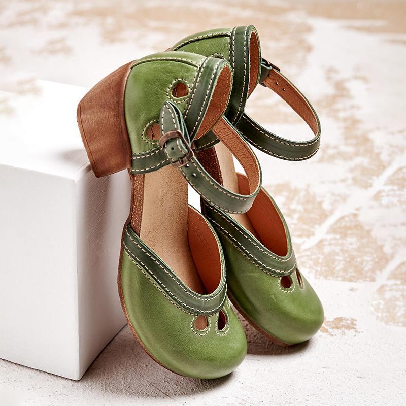Charlotte | Orthopedic Low Heel Flat Sandals