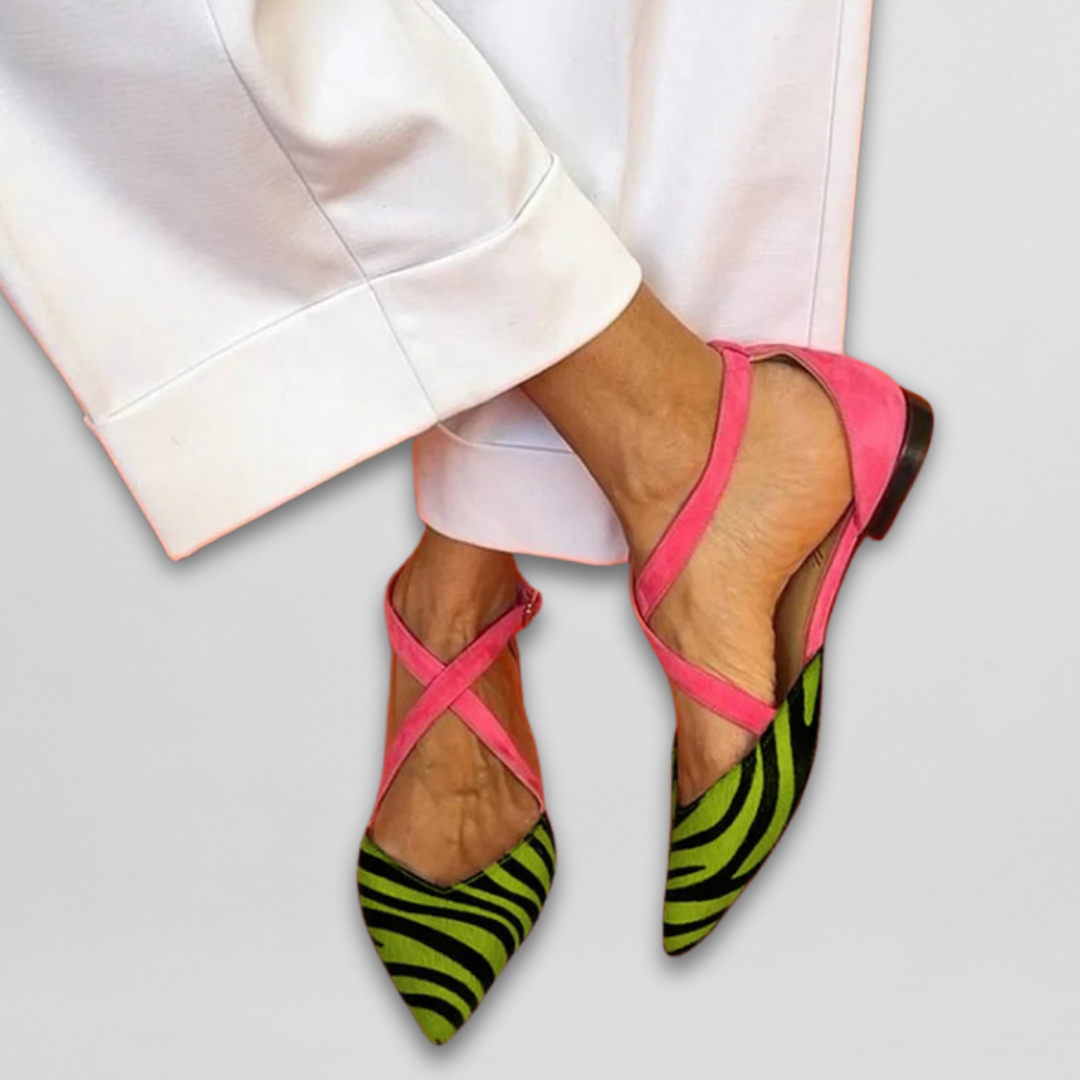 Annie | Ballerina Flats with Straps