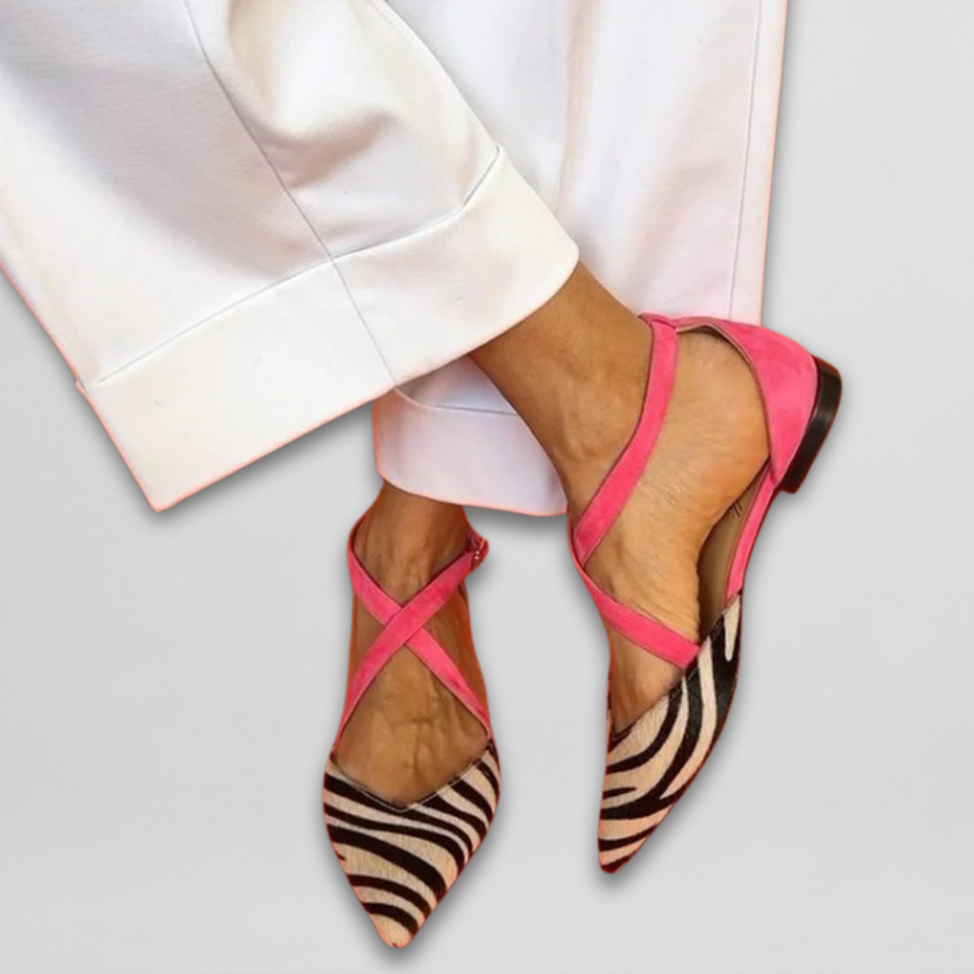 Annie | Ballerina Flats with Straps