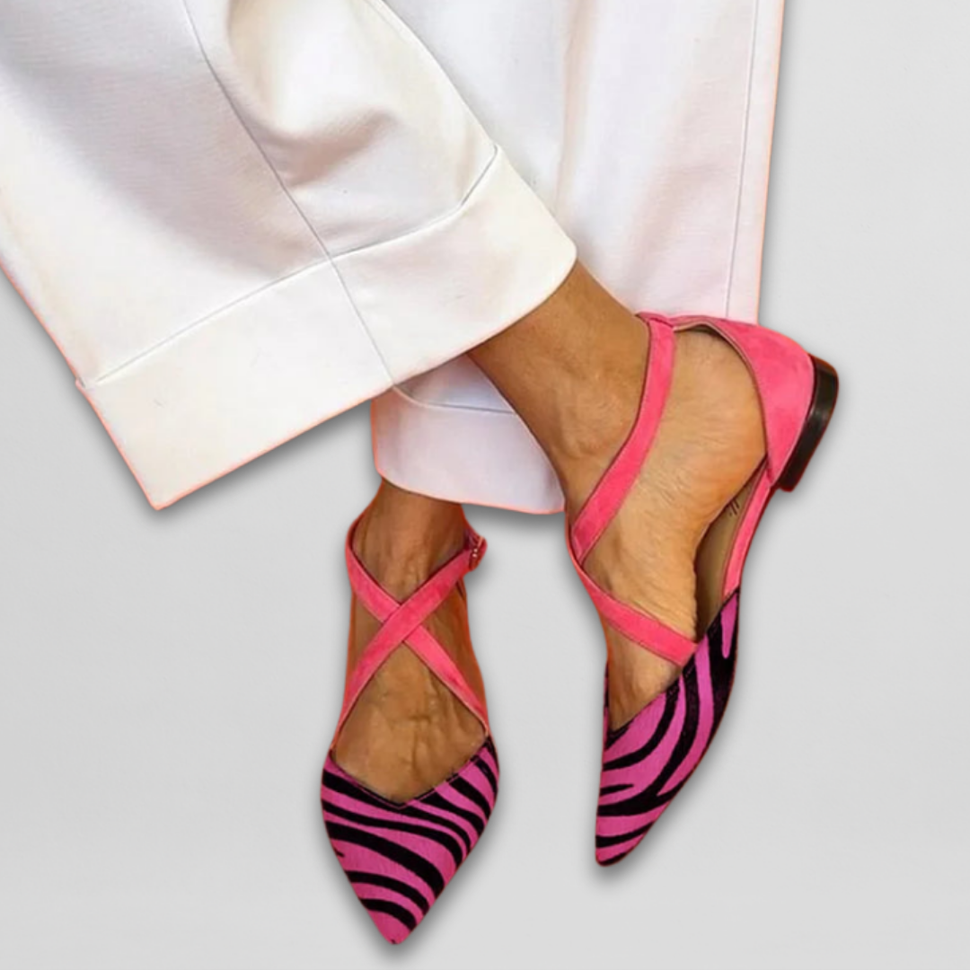 Annie | Ballerina Flats with Straps