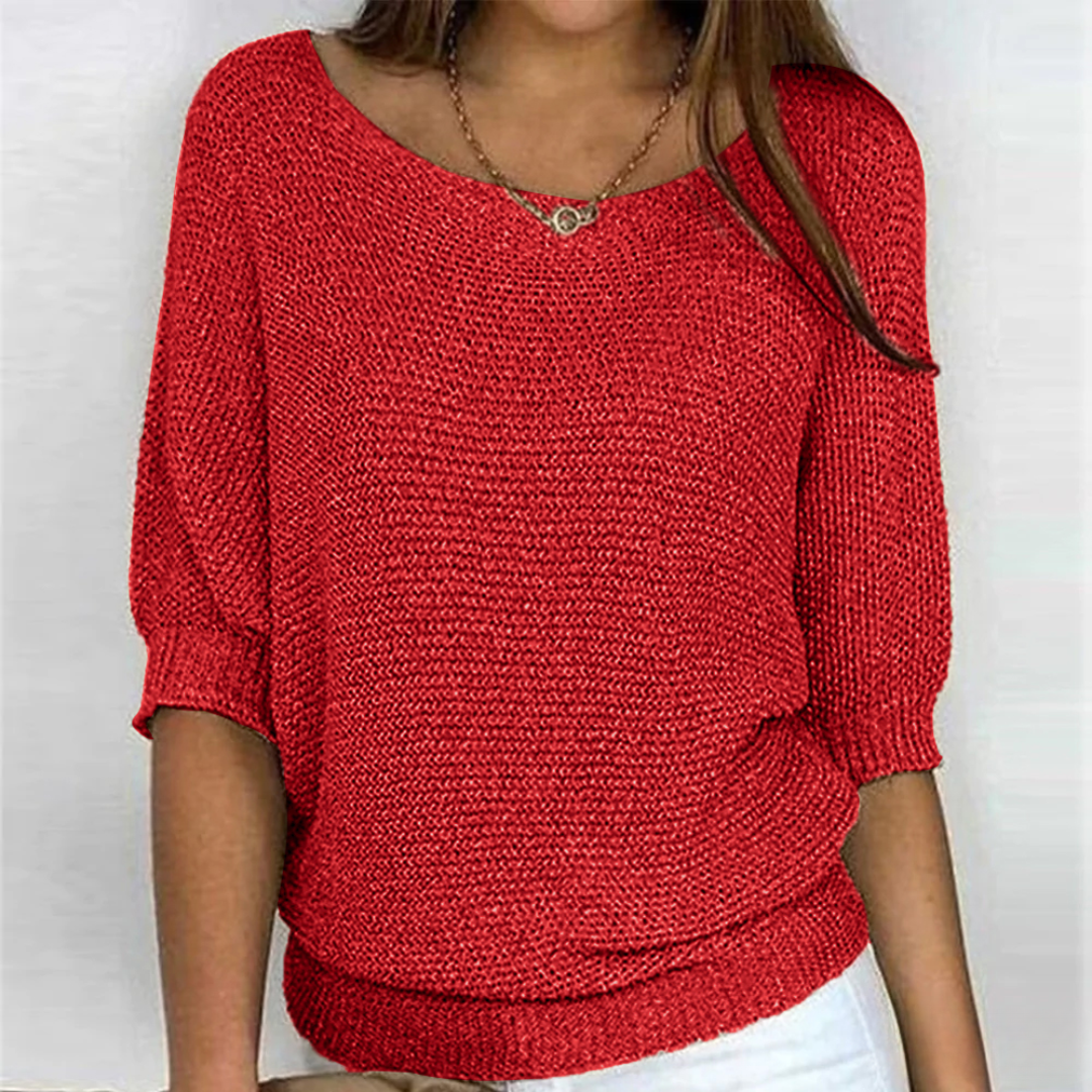Julia | Loose-Fit Textured Knit Sweater