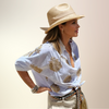 Gaby | Embroidered Button-Down Shirt