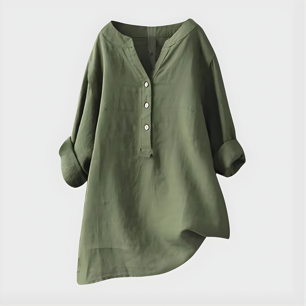 Veronica | Elegant V-Neck Blouse