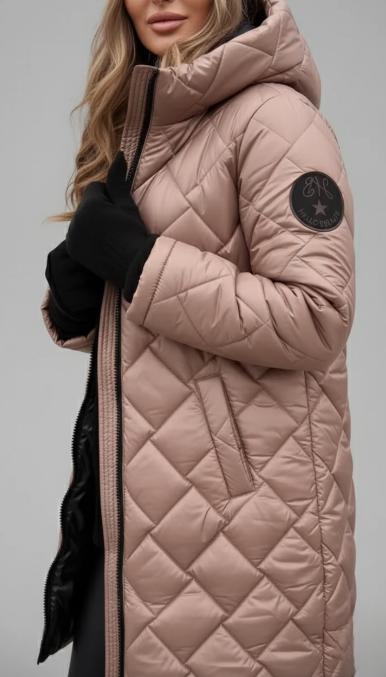 Grace | Warm and comfortable quilted jacket with hood