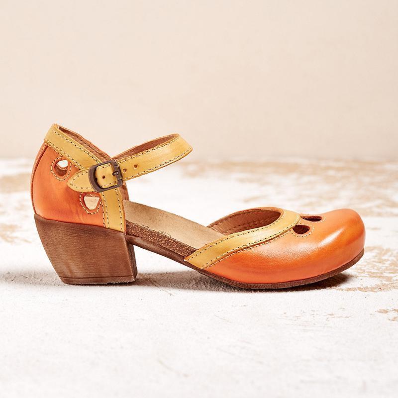 Charlotte | Orthopedic Low Heel Flat Sandals