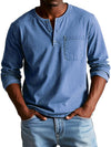 Lucas | Casual Henley Long-Sleeve Shirt