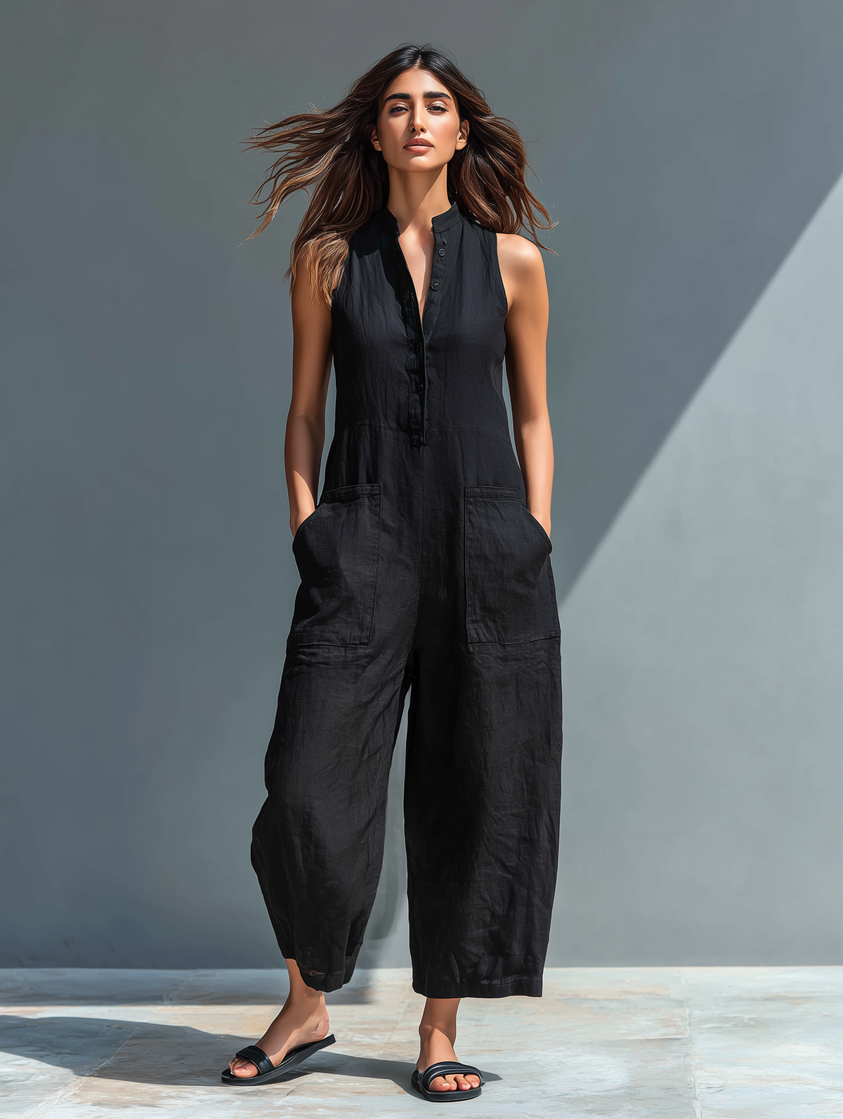 Liezel | Elegant Sleeveless Jumpsuit