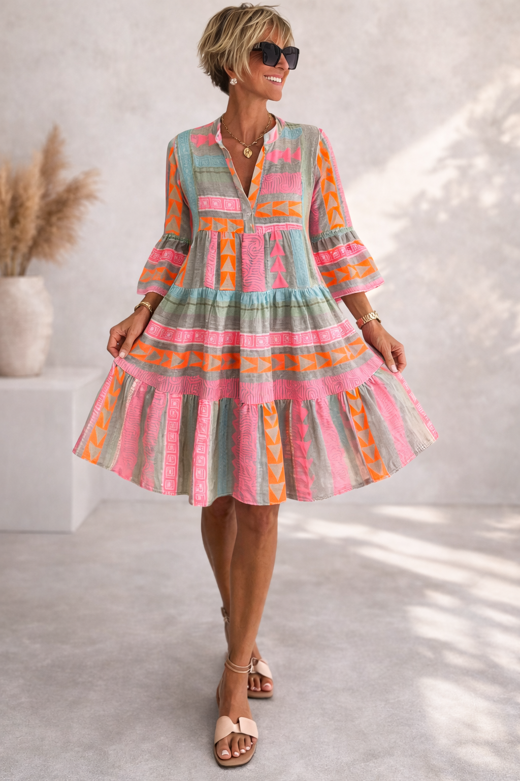Lucy | Flowy Midi Dress