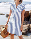 Mia | Elegant Striped Dress