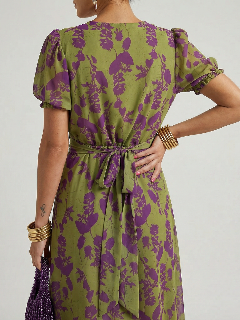 Vina | Relaxed Floral Midi Dress