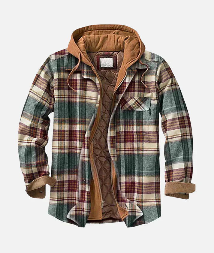 Ralph | Elegant Patchwork Plaid Jacket