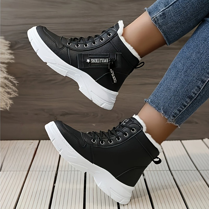 Elise | warm lace-up winter boots