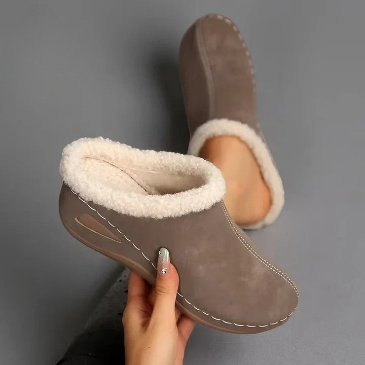 Josie | Cozy Fur-Lined Slip-On Sandals
