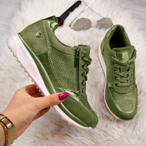Gina | Zip-Up Orthopedic Sneakers