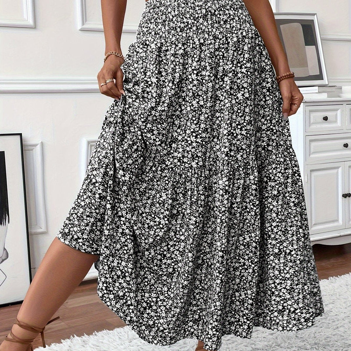 Elena | Ditsy Floral Skirt