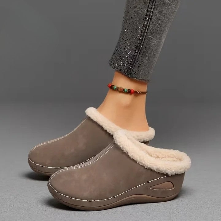 Josie | Cozy Fur-Lined Slip-On Sandals