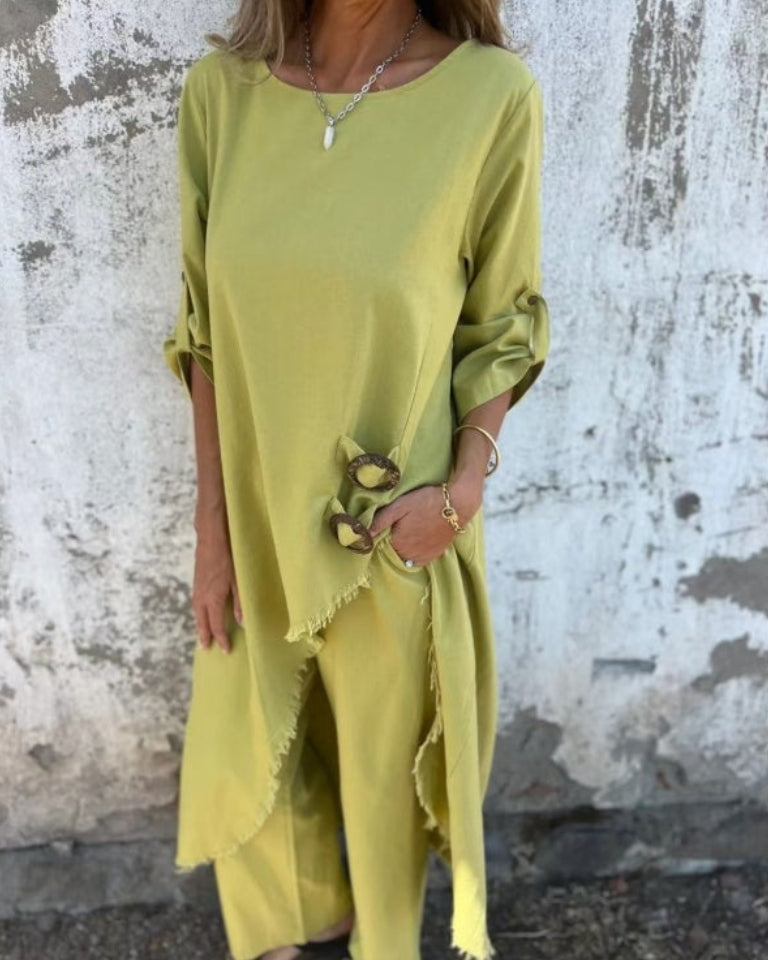 Liza | Relaxed Linen Blend Set