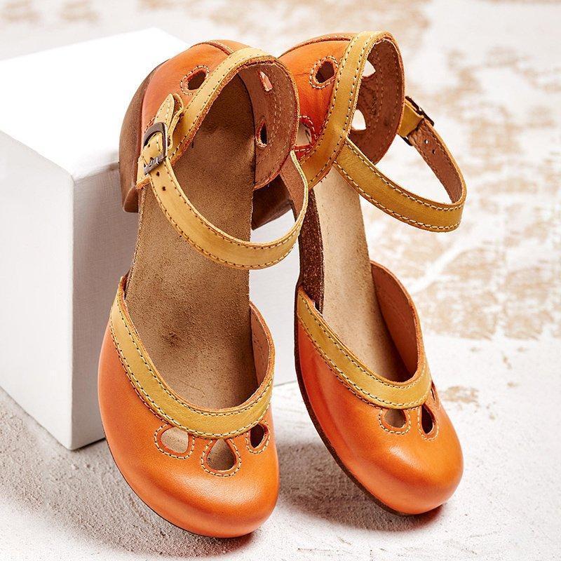 Charlotte | Orthopedic Low Heel Flat Sandals
