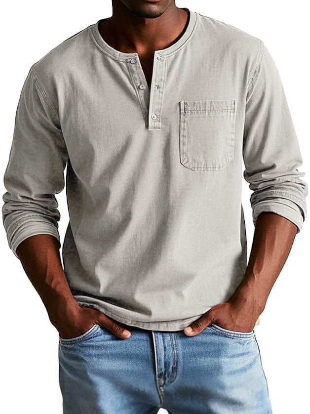 Frederik | Vintage Henley Sweater