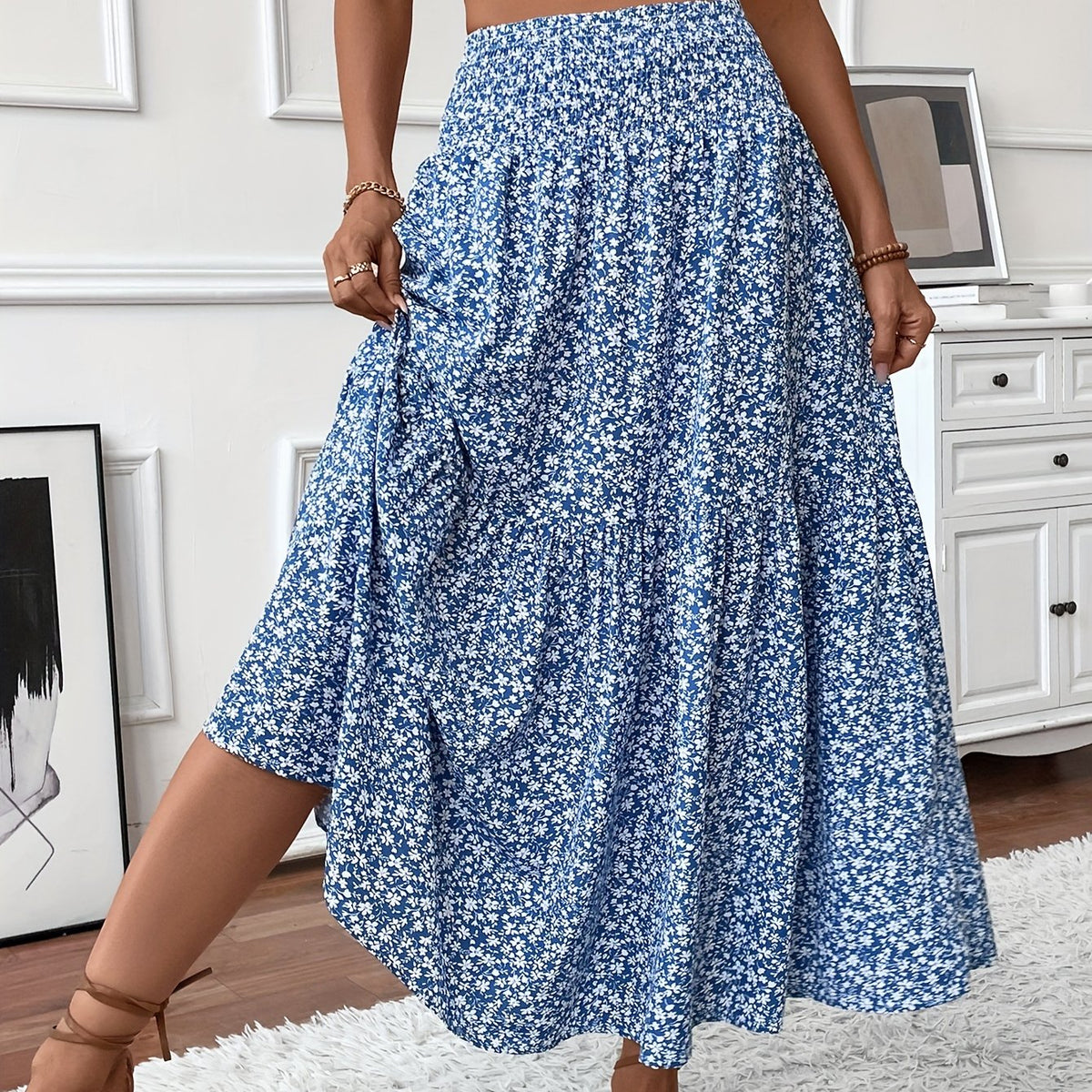 Elena | Ditsy Floral Skirt