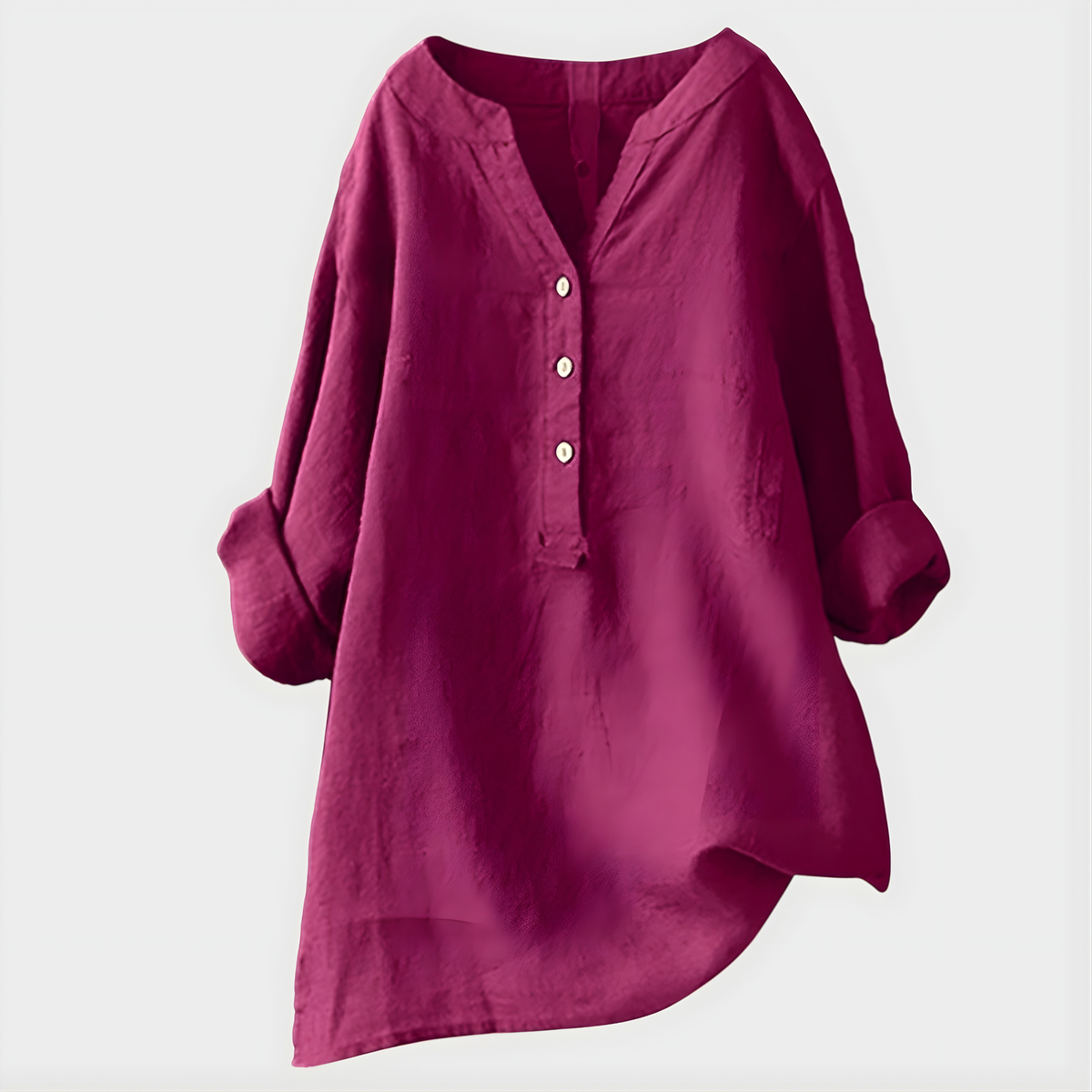 Veronica | Elegant V-Neck Blouse