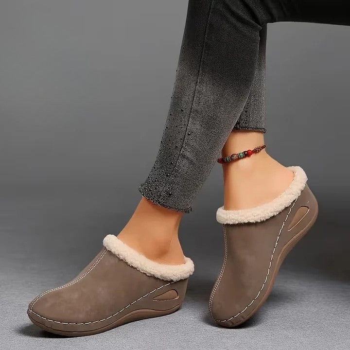 Josie | Cozy Fur-Lined Slip-On Sandals