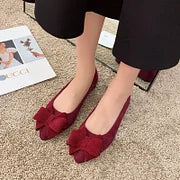 Emmy | Bow Block Heel Pumps