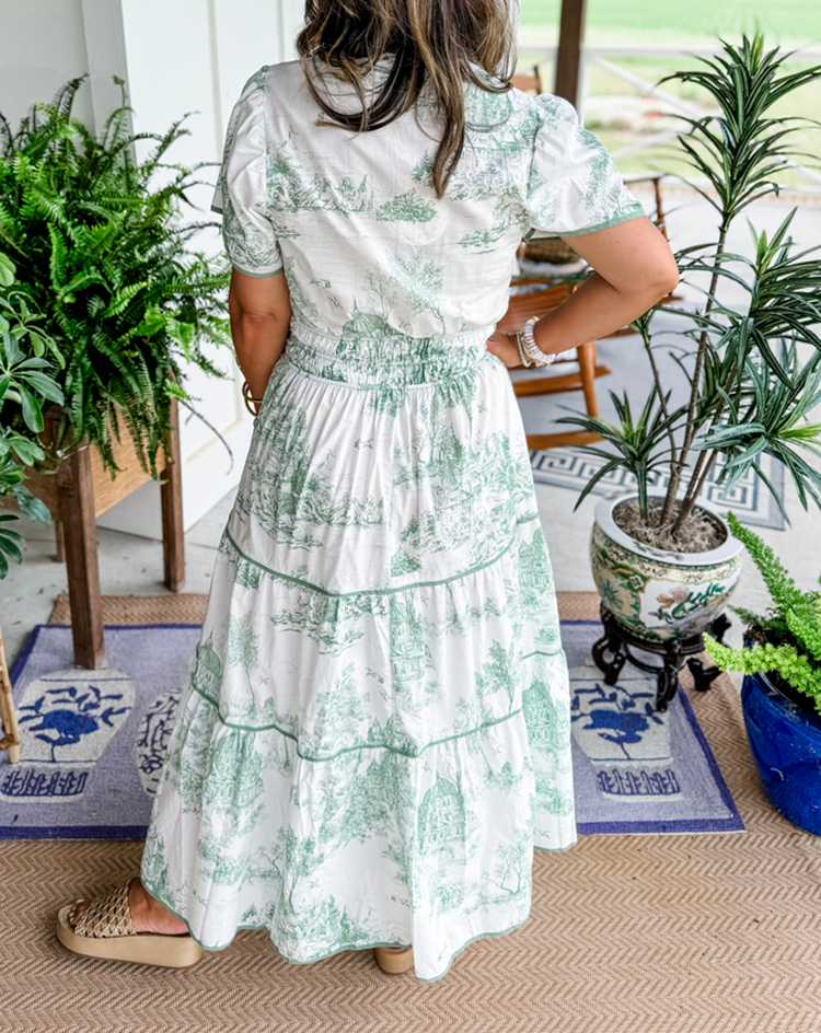 Nicole | Classic Toile Maxi
