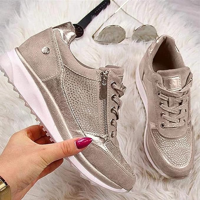 Gina | Zip-Up Orthopedic Sneakers